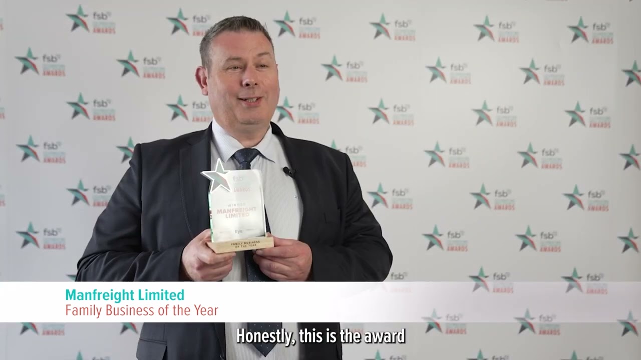 Northern Ireland Family Business FSB 2022 Award Winner - Manfreight Limited
