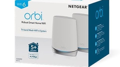 Netgear Orbi WiFi 6 System (RBK752) AX4200 Unboxing and Review