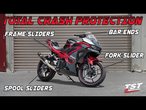 Tst Industries Total Crash Protection Pack For 2024+ Kawasaki Ninja 500: Product Feature