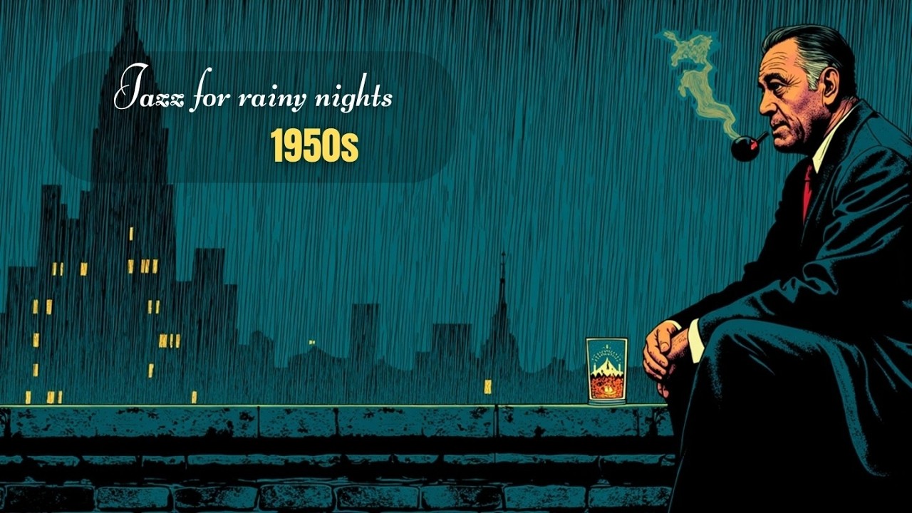Вечный джаз для дождливых ночей | Джаз 1950-х и мягкий бибоп