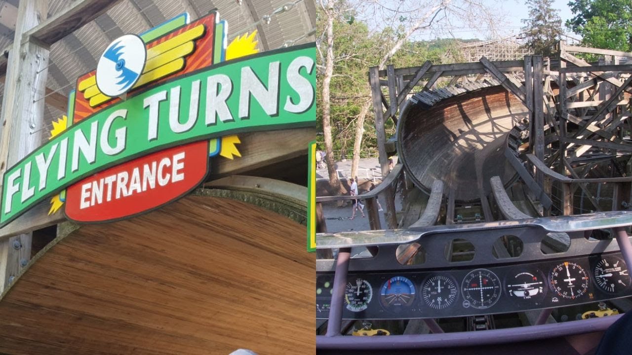 Flying Turns On Ride POV 2023 Knoebels - YouTube