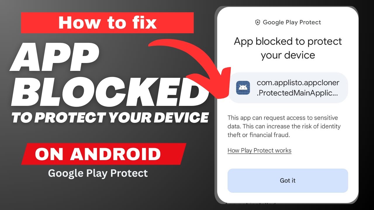 App blocked to protect your device SOLUTION || Google Play Store. - YouTube