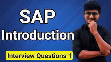 SAP Introduction for Beginners telugu 2020
