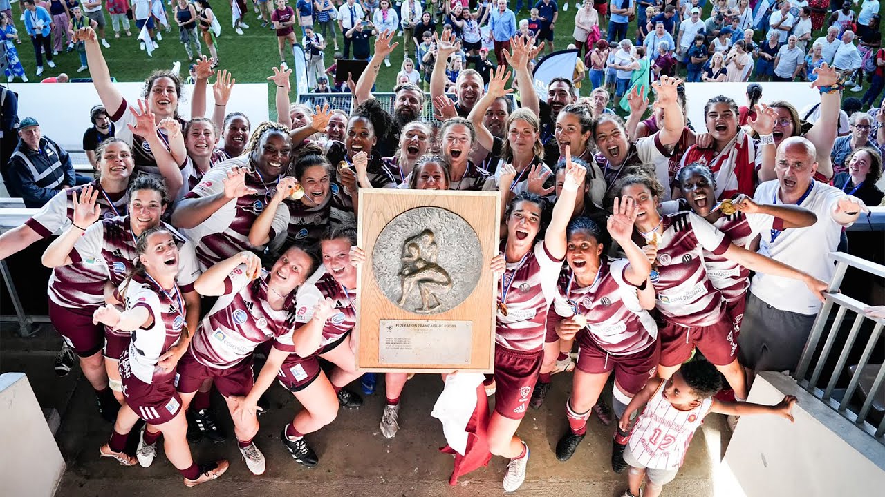 Les Bordelaises championnes de France Elite 1 féminine