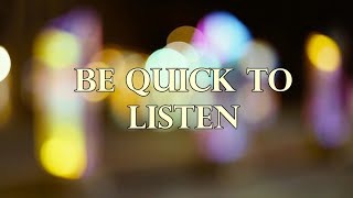 James 1:19 - Inspirational Video Profile