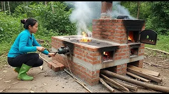 Craft Brick Forge, Craft Roof and Wind Turbine - Living Freely Off the Grid/ Start to Finish