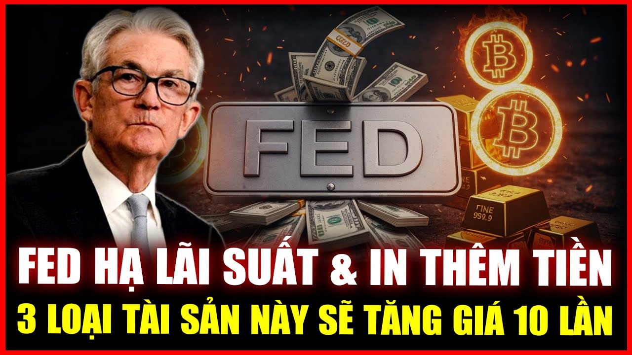 FED Bơm Tiền Cuối 2025: 3 Tài Sản Này Có Thể Giúp Bạn X10 Tài Khoản?