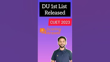 Delhi University 1st Merit list Out🔥🔥 | DU Merit list 2023 | DU step by step rules for CSAS phase 3