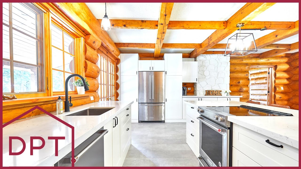 Custom Log Home On 3 Acres With Gorgeous Private Lot | Dan Plowman Team