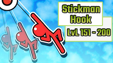 Stickman Hook Walkthrough Part 4 lv151-lv200