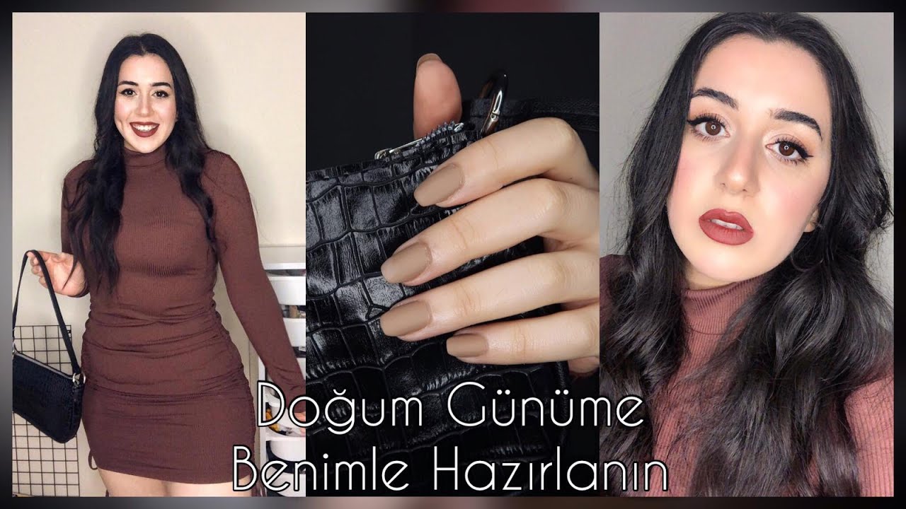 DOĞUM GÜNÜME BENİMLE HAZIRLAN 🎂 | Bakım + Makyaj + Saç + Oje