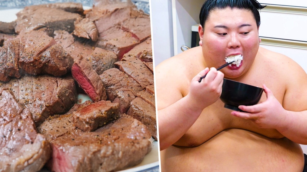 5кг Стейка Вагю?!🥩 А Десерт — Это Паста с Острым Кремом из Икры🍝