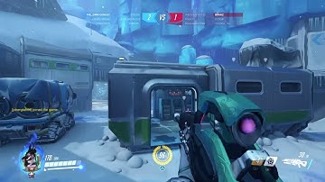 Overwatch Custom Games: (Widow HS Only) 1v6 Clutch