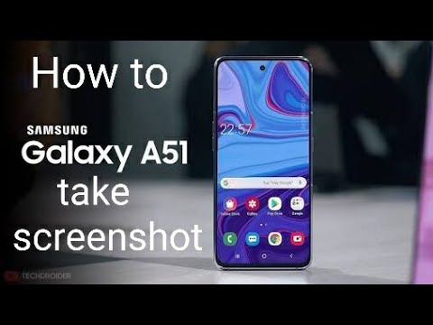 Samsung A51 Screenshot Machen