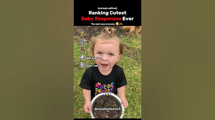 Ranking The Top 5 Cutest Baby Responses Ever (Animals Edition) thumbnail