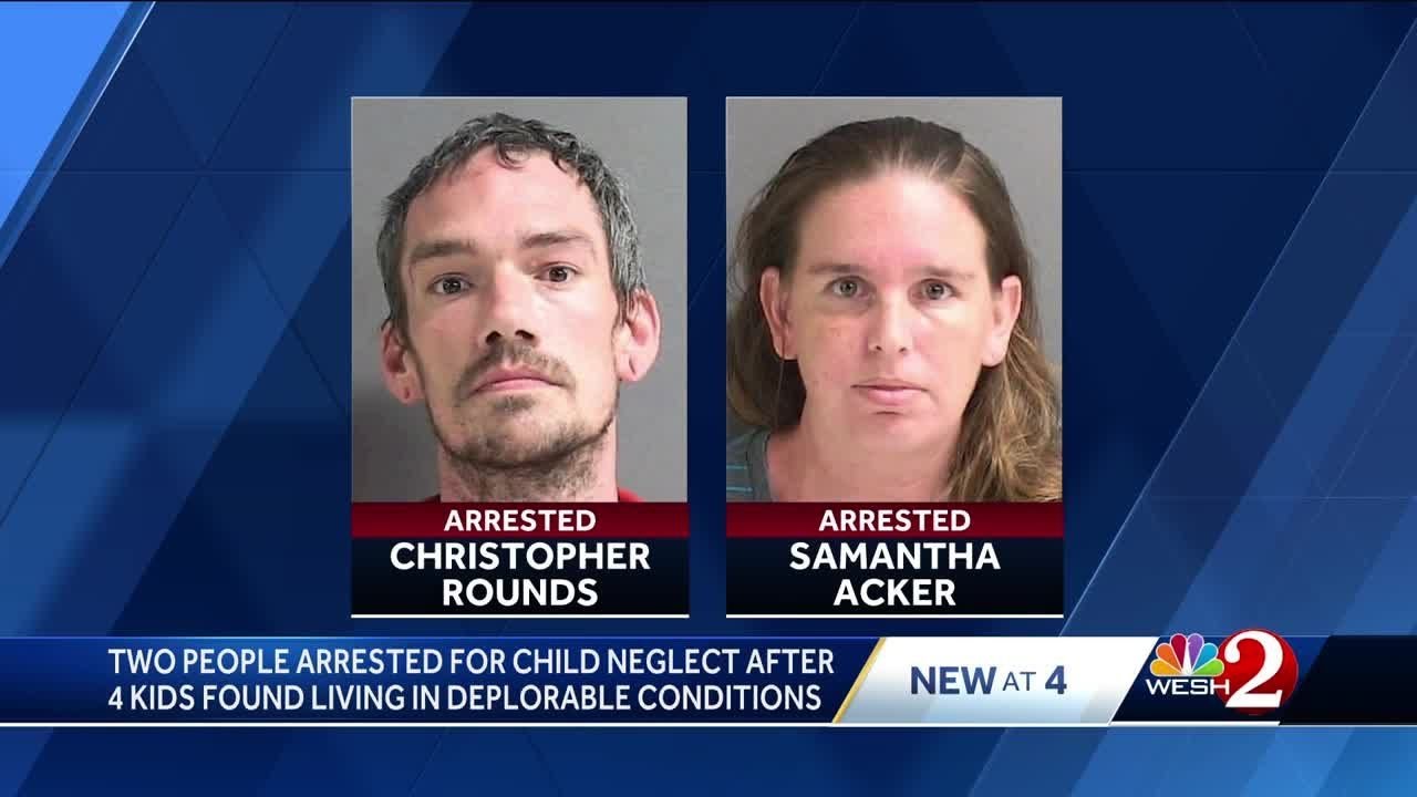 Volusia County couple arrested after 4 children found living in ...