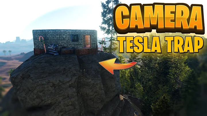 So I Build a 200IQ TRAP BASE on Top of a Huge ROCK Rust