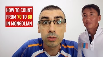HOW TO COUNT FROM 70 TO 80 IN MONGOLIAN | Learn Mongolian Lesson #8