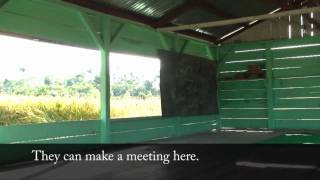 Organic fair trade coffee premium built schoolhouse in gayo aceh sumatra indonesia HD version