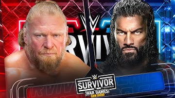 Roman Reigns Vs Brock Lesnar The Bloodline Rules WWE 2K25