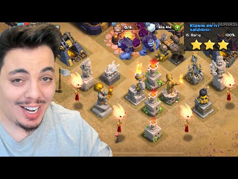 FULL HESABIMLA SON KLAN SAVAŞIM Clash of Clans