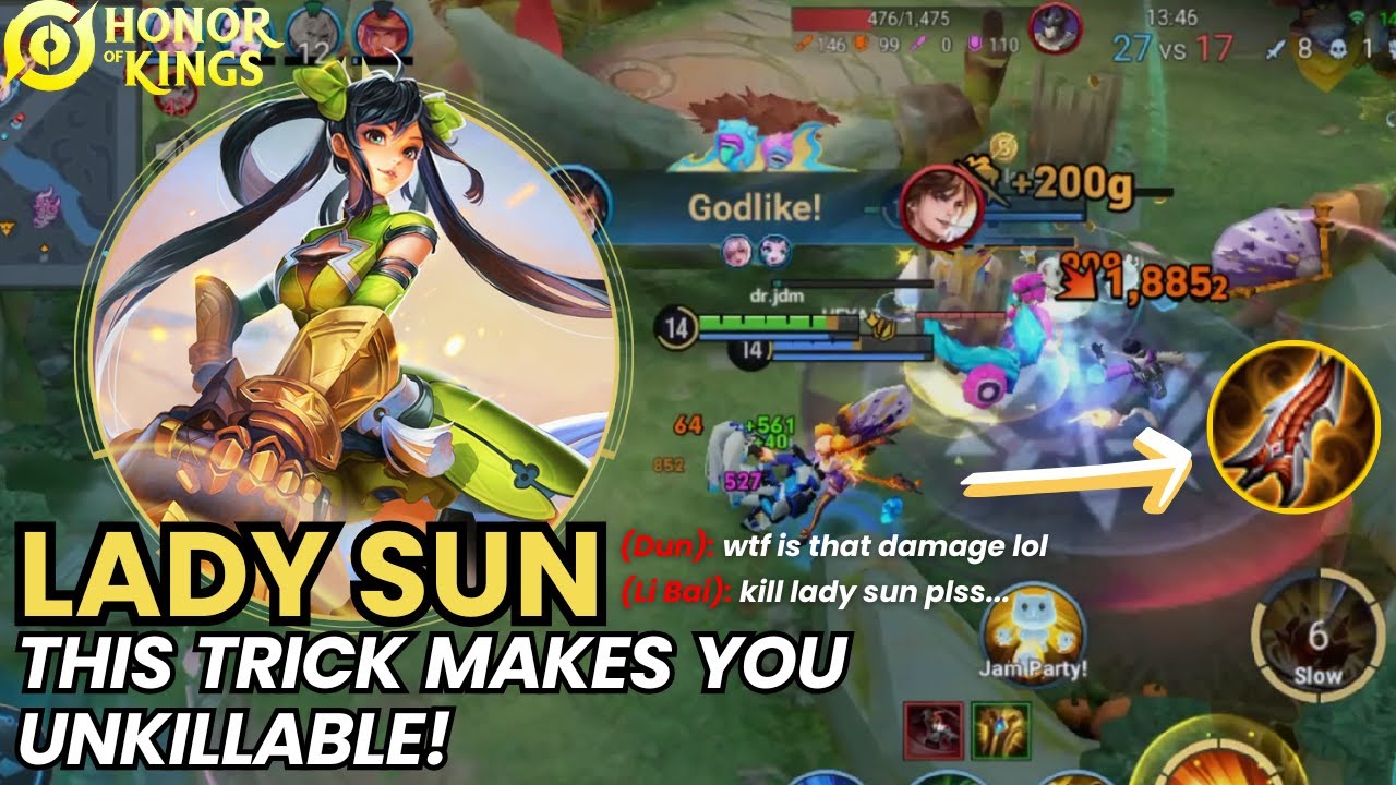 Honor of Kings: The MUST-LEARN Positioning for Lady Sun Players!