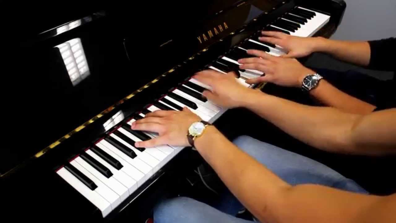 Katy Perry feat. Juicy J Dark Horse Piano Duet YouTube