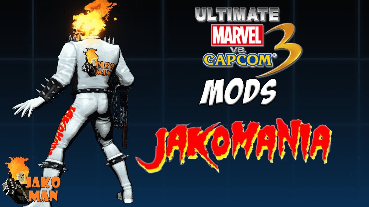 UMVC3 Mods - JakoMania Skin Mod (Ghost Rider)