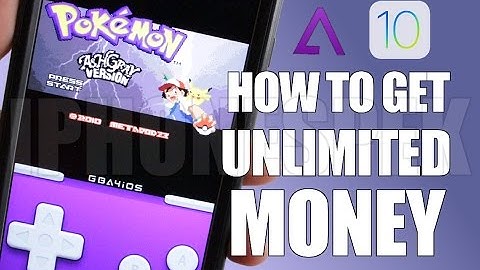 How to Get Unlimited Money + Dollar Pokemart Pokemon Ash Gray GBA4IOS iOS 11 10 9 Cheat Code