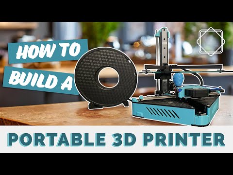 3D Printer that fits in a Filament Box - Build Video - Positron/JourneyMaker