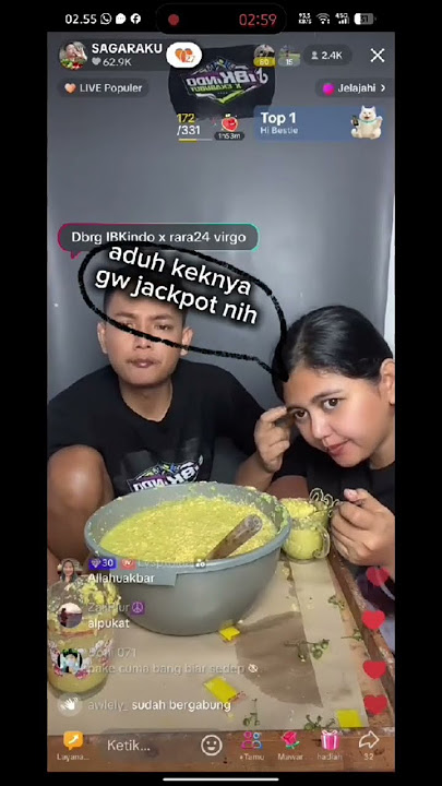 istriku di bikin uwek uweek🤮🤮😭 #shortvideo #food #mukbang #challange #livestreaming