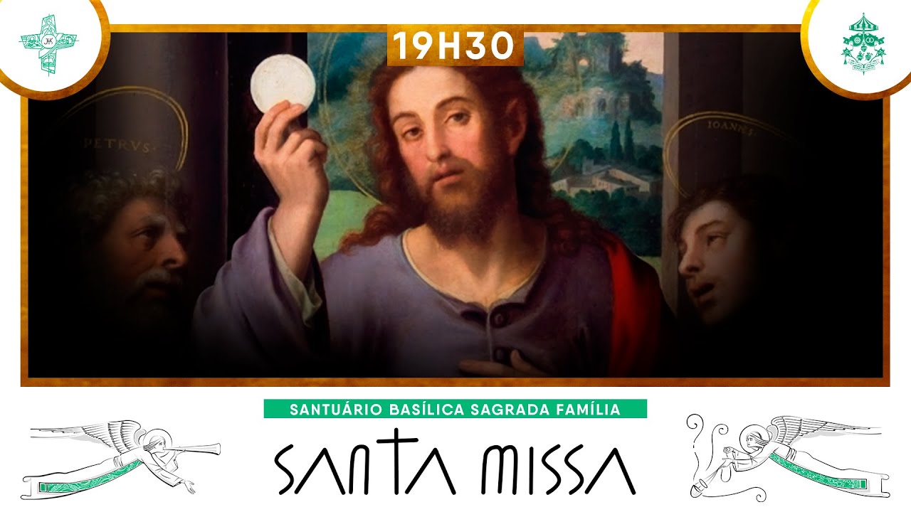 Santa Missa  às 19h30 - 04/03/2026 - AO VIVO