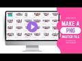 How to Make a PNG Design Master File in Canva