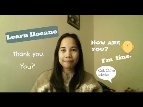 Learn Ilocano: Say How Are You? And I'm Fine. - YouTube