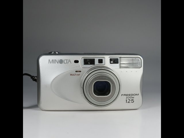 Minolta Freedom Zoom 125 35mm Film Camera - YouTube