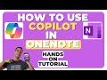 How to use microsoft copilot in onenote