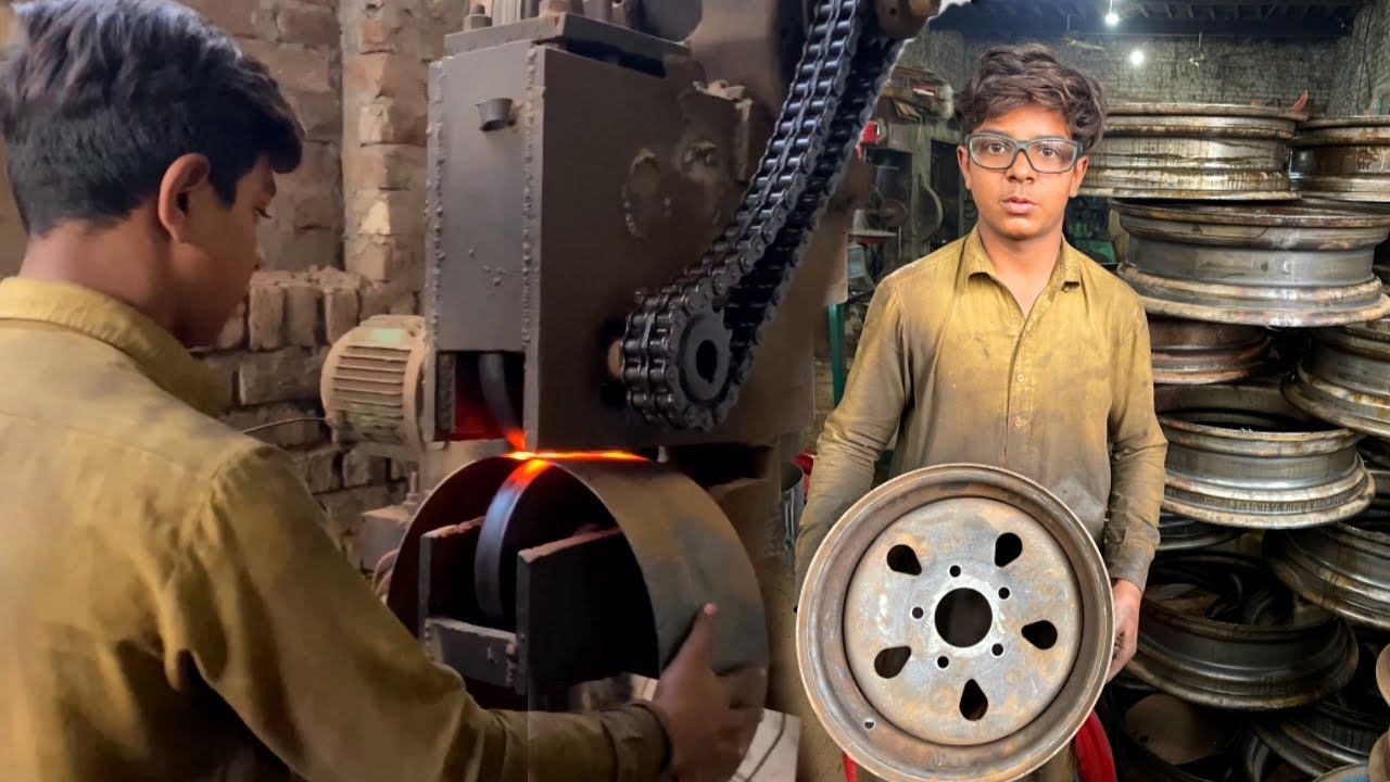 Production Process of Tractor Wheel Rim Wheel Rim Manufacture Process