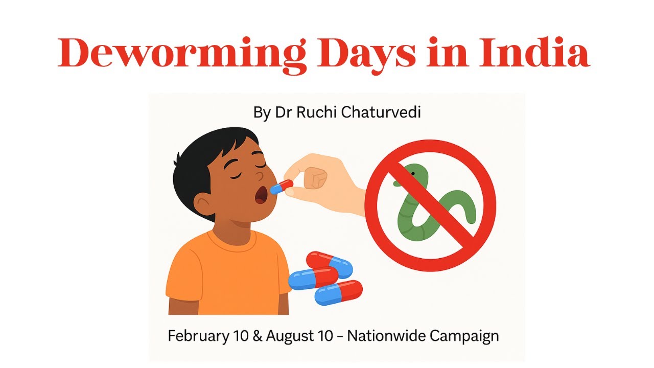 National Deworming Day 2025 | Deworming Strategy in India Explained | Albendazole for Children