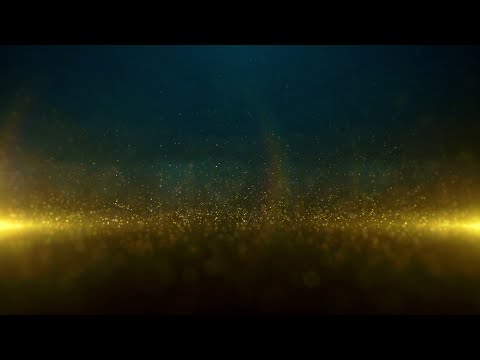 4K Golden Dust Background Looped Animation | Free Particles Background