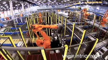 intrion - Automatic return center crates and bottles (Colruyt - Waldico)