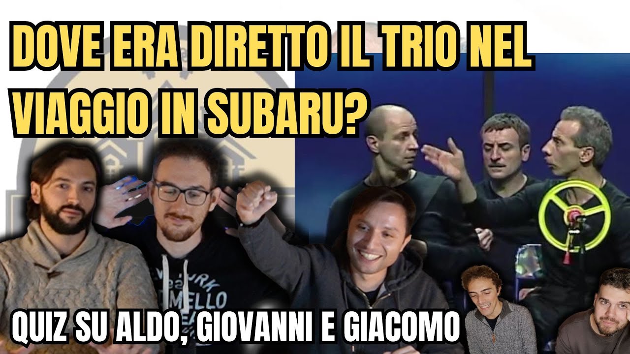 subaru baracca aldo giovanni e giacomo