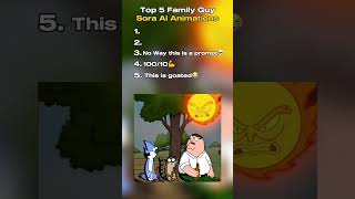 Top 5 Family Guy Sora 2 Ai Animations