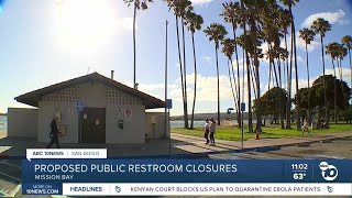 Mission Bay Park restroom closures move to San Diego City Council for final decision