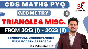 CDS Triangle Previous Year Questions | CDS Geometry PYQ #cdstrianglepyq