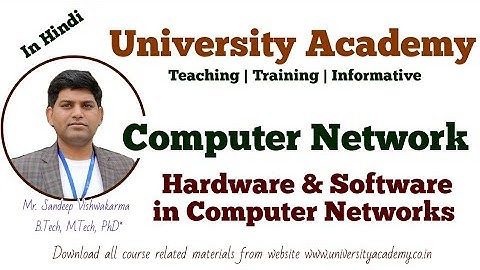 CN3: Computer Network Hardware and Software | Point to Point Link| Broadcast Network Examples