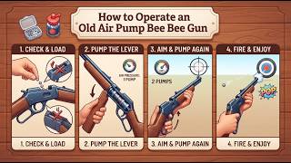 How to Operate an Old Pneumatic Air Pump BB Rifle Safely (Daisy Crossman Benjamin Sheridan Airgun)