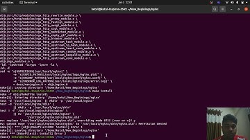 Installing and running NGINX from source code