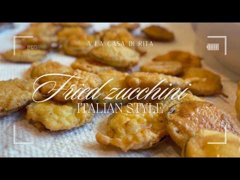 Fried Zucchini In Italy