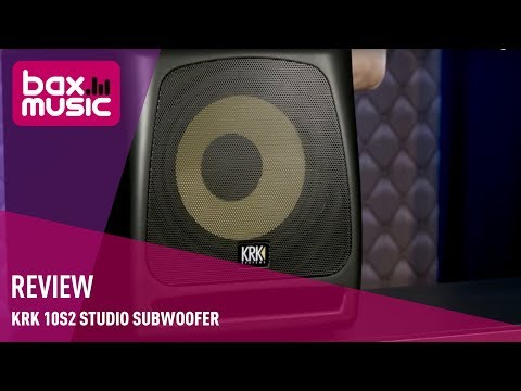 KRK 10s2 Studio Subwoofer Review | Bax Music