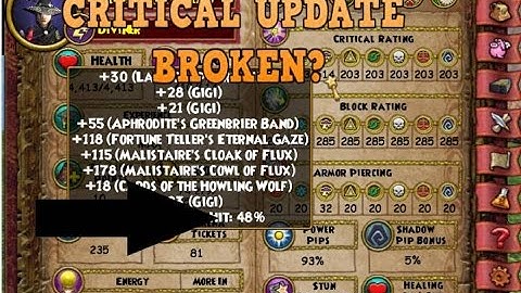 Wizard101: Critical Update Broken?